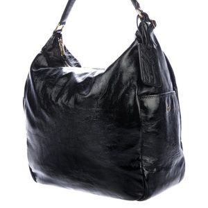 Yves Saint Laurent Multy Patent Leather Hobo Bag Vintage